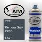 Preview: Audi, Kemora Gray Pearl, LX7F: 400ml Sprühdose, von ATW Autoteile West.